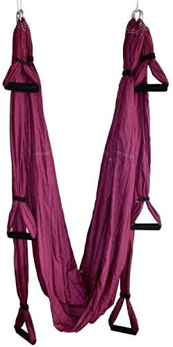 Yoga Swing, Nanoo Antigravity Meditation Hammock, Inversion Sling Aerial Flying For Trapeze, Purple