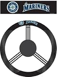 68512 - Seattle Mariners Poly-Suede Steering Wheel Cover