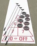 Aluminum Cue Shuffleboard with Court