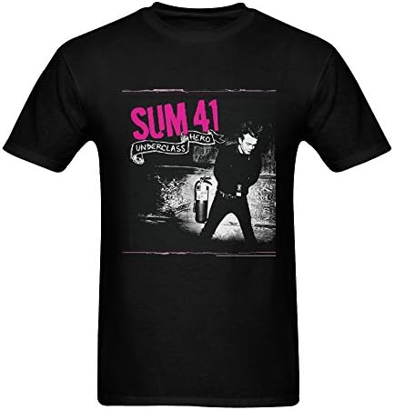 BBUYUXI Men's Sum 41 Underclass Hero Short Sleeve Cotton T Shirt
