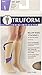 Truform 20-30 mmHg Compression Stockings for Men and Women, Knee High Length, Closed Toe, Black, X-Large (8865BL-XL)