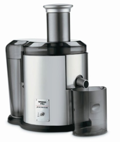 "Waring Pro JEX450FR Remanufactured 850-Watt 2-Speed Juice Extractor, Brushed Stainless Steel" "Waring Pro JEX450FR Remanufactured 850-Watt 2-Speed Juice Extractor, Brushed Stainless Steel"