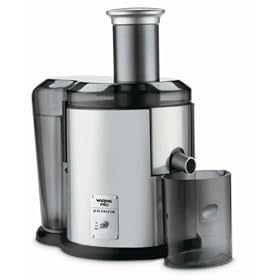 Waring Pro JEX450FR Remanufactured 850-Watt 2-Speed Juice Extractor, Brushed Stainless Steel