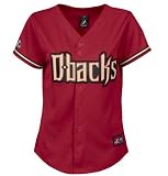 Arizona Diamondbacks Womens Alternate Replica Jersey By Majestic Athletic