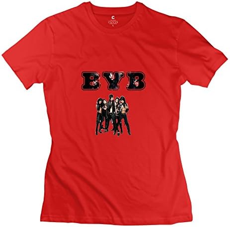 StaBe Women Black Veil Brides BVB T-Shirt 100% Cotton Cute M Red