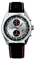 Police Sail Gents canvas black strap and silver dial Watch