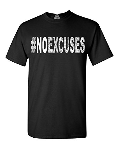 Shop4Ever® #NOEXCUSES T-shirt Gym & Workout Shirts
