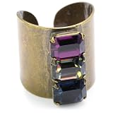 Sorrelli Multi Chic Crystal Stacked Gold Tone