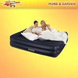 QUEEN SIZED ELEVATED DOWNY AIRBED W/ BUILT IN AC PUMP