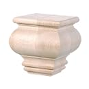 Square Bun Foot Maple 4 1/2"