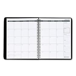 At-A-Glance 70-127-05 Academic 16-Month Planner, 1 Month/Spread, 6-7/8 X 8-3/4, Black