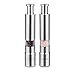 Salt and Pepper Grinder Set, Nuvita Stainless Steel Salt and Pepper Mills Sleek Design Works With Peppercorns, Sea Salt, Himalayan Salt, Spices & Table Seasoning