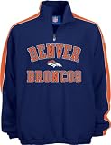 Denver Broncos Game Stopper 1/4 Zip Fleece Jacket - Large