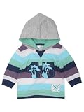 Stripe hooded sweatshirt