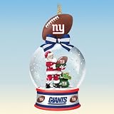 New York Giants Snow Globe Ornament Collection