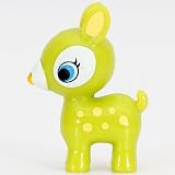 cute green Bambi deer miniature figure kawaiiIMAGE