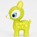 cute green Bambi deer miniature figure kawaii_s-1