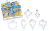R & M Christmas Ornament 6 Piece Cookie Cutter Set