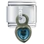 Dangle March Heart Italian Charm