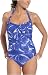 Anne Cole Women's Mykonos Ikat Shirred One Piece Swimsuit