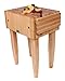 John Boos Pca2 24 by 18 by 10-Inch Maple Butcher Block with Knife Holder and Casters