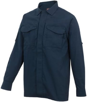 24-7 Series Navy LS Uniform Shirt 1053007, 2XL