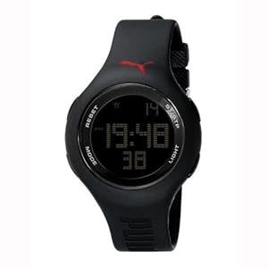 PUMA Unisex PU910801005 Loop Black Digital Watch PUMA Unisex PU910801005 Loop Black Digital Watch