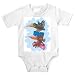 Onesie with birds, pair, migration, flying, luggage