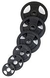 TKO Tri-Grip Cast Grip Plate Set - 500lbs