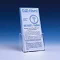 TAYMAR� 10� Flyerst�nder / Prospekthalter / Prospektst�nder, DIN lang (105�210mm) Transparent (C110)