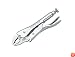 Vise-Grip 5-10WR  Curved Jaw Locking Pliers with Wire Cutter