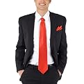 Boston Traveler Solid Color Microfiber Tie and Hanky Set
