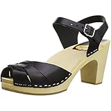 Swedish hasbeens Women's Peep Toe Super High Platform Sandal