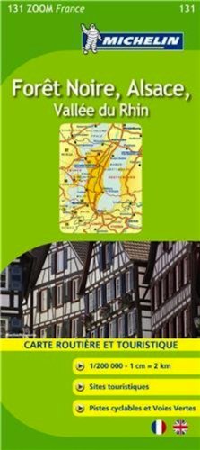 michelin map no 131 black forest and alsace france scale 1200000 michelin guides and maps