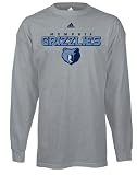 419k%2BF%2BTX8L. SL160  Memphis Grizzlies Grey adidas True Logo Long Sleeve T Shirt