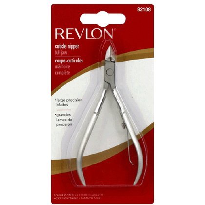Revlon Beauty Tools Full Jaw Cuticle Nipper 82108, (LIFETIME GUARANTEE) 1 Each