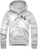 Abercrombie & Fitch Muscle-Fit Heather Grey Morgan Mountain Pullover Hoodie