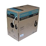 Cable Matters 1000ft Bulk Cat6 Cable UTP Solid In-Wall Rated (CM) 550MHz 23AWG in White