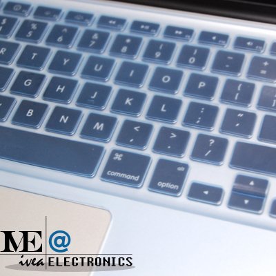 IVEA BLUE Keyboard & Palm Silicone Skin Cover for 13-inch NEW Macbook Aluminum Unibody and 13" Inch Pro