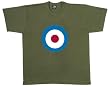 MILITARY GEAR - RAF Bullseye - Green T-shirt