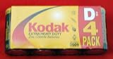 Review Kodak D SIZE KODAK 4 PK / D size 4 pack Kodak Extra Heavy Duty Zinc Chloride Batteries