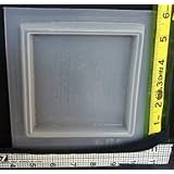 Square base coaster reusable plastic mold 584
