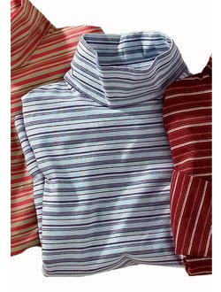 Click here to buy Petite Woolrich Striped Turtle Neck Top by WOOLRICH.