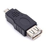 HDE Super Speed Micro USB Male to USB A Female Adapter (Perfect for Data Transfer)