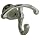 American Standard 6028.210.295 Dazzle Robe Hook with Lower Hook Swivel, Satin Nickel
