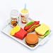 Iwako erasers Fast Food Japan 6 pieces set_s-1