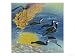 Japanese Fishing with Beacons to Attract the Fish and Cormorants to Catch Them Giclee Poster Print, 18x24
