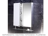 Hudson Reed Stainless Steel Dakota Double Cabinet