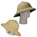 Wolseley-Style Pith Helmet - British Khaki - Lightweight & Fashionable Sun Protection...