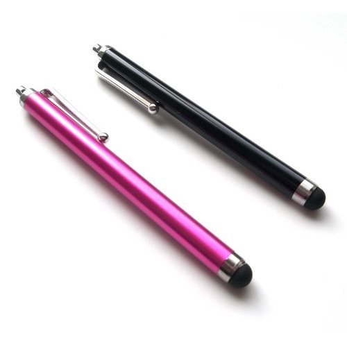 Bargains Depot (Pink & Black) 2 pcs (2 in 1 Bundle Combo Pack) Capacitive Stylus/styli Universal Touch Screen Pen for Tablet and Cell Phone: Ipad, iphone 2, iphone 3 ,iphone 4 , ,iphone 4S. ,iphone 4, ,iphone 5 , iphone 5S